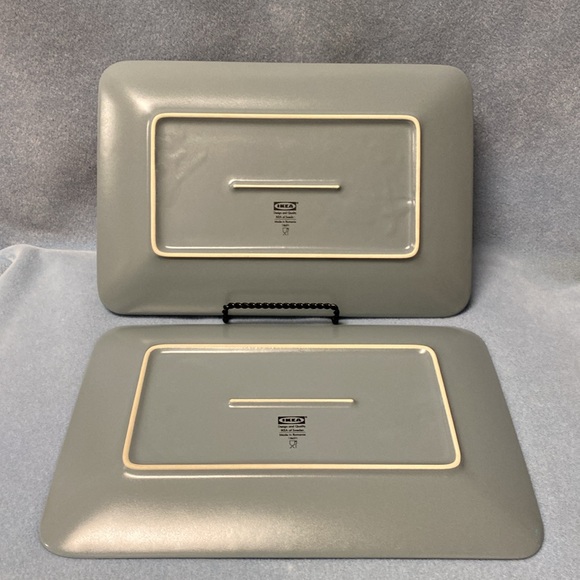 IKEA Dinera Slate Dinner Plates (set of 2) Pattern 18691 - Picture 4 of 12